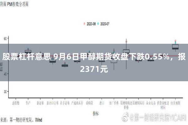 股票杠杆意思 9月6日甲醇期货收盘下跌0.55%，报2371元