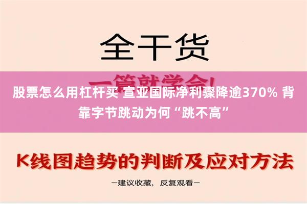 股票怎么用杠杆买 宣亚国际净利骤降逾370% 背靠字节跳动为何“跳不高”