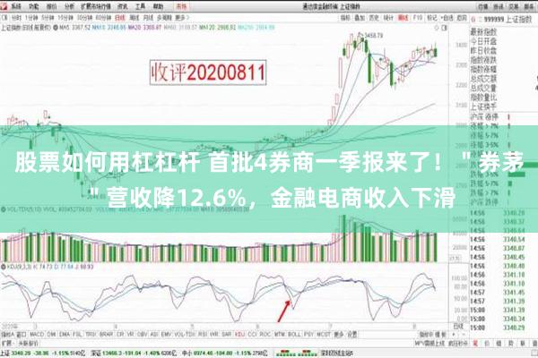 股票如何用杠杠杆 首批4券商一季报来了！＂券茅＂营收降12.6%，金融电商收入下滑